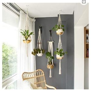 Macrame Plant Hangers. Never used